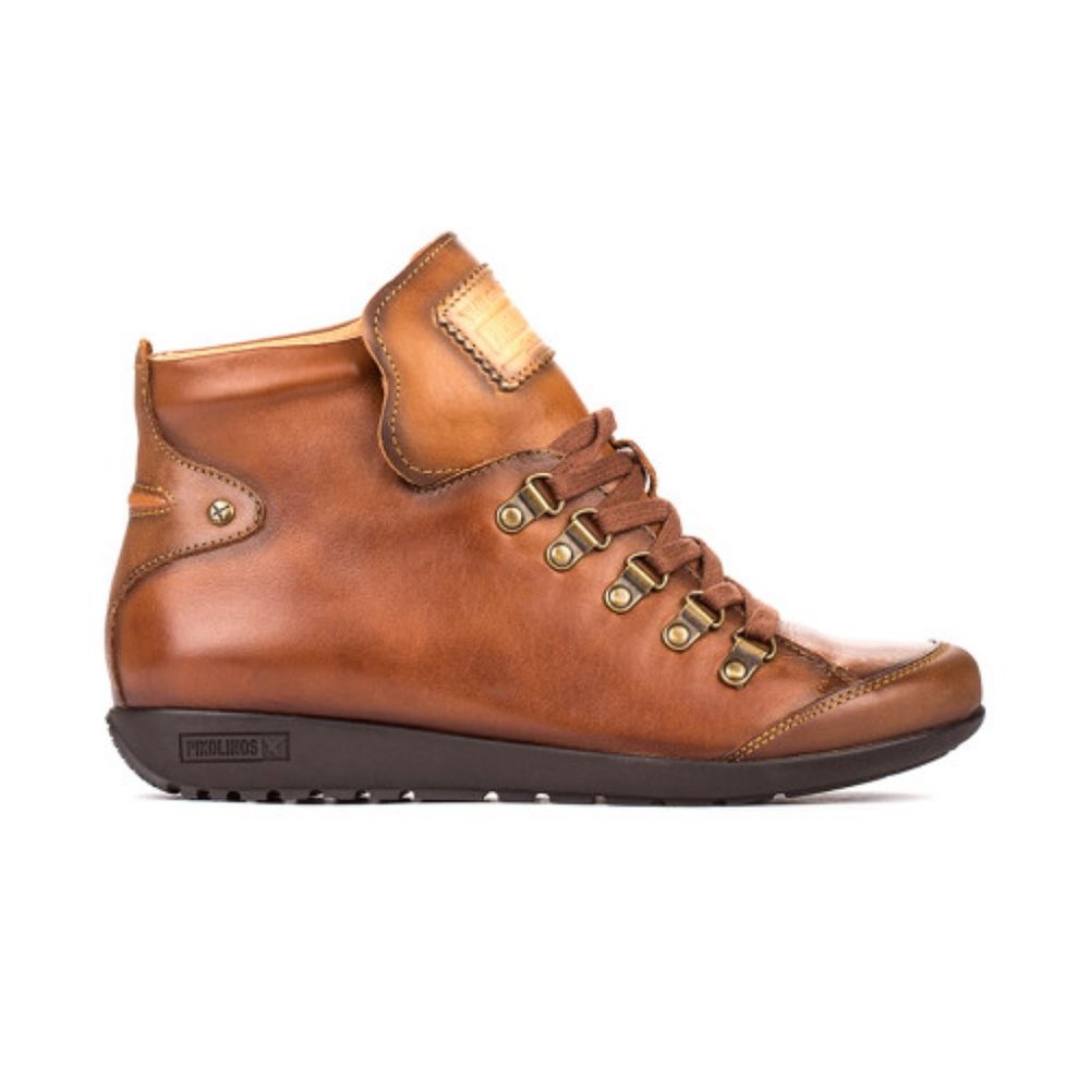 Pikolinos leather boot, 38, Brandy
